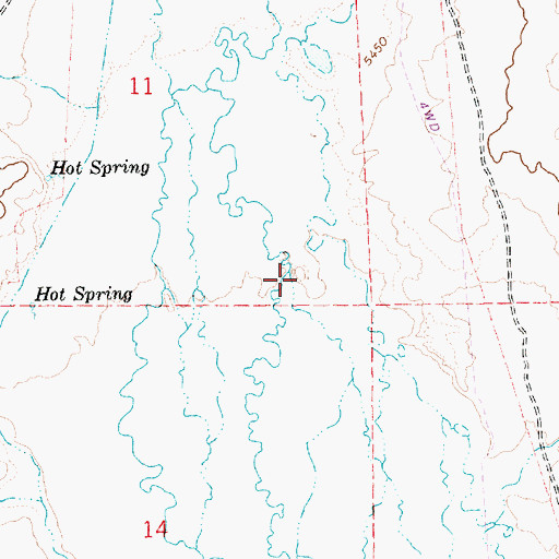 Topographic Map of Skinners Point, NV