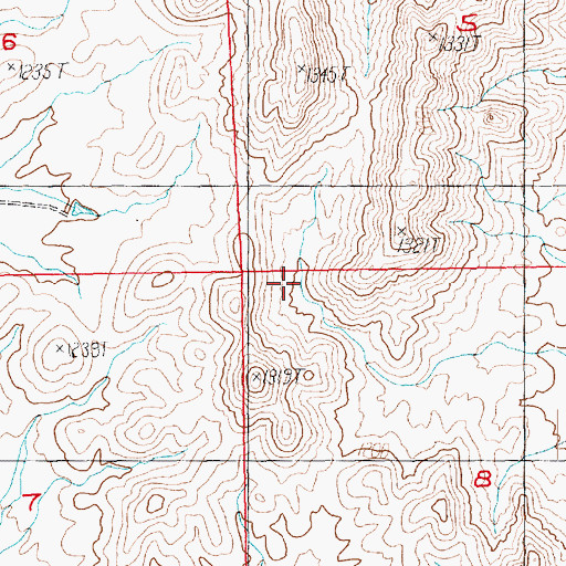 Topographic Map of Bell Number Two Spring, NV