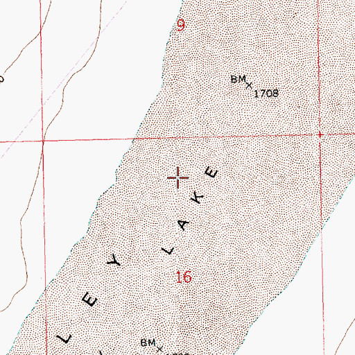 Topographic Map of Mursha Reservoir, NV
