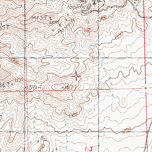 Topographic Map of Water Plug Number Two Spring, NV