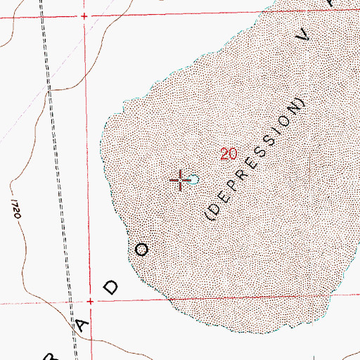 Topographic Map of C C C Reservoir, NV