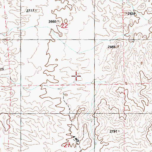 Topographic Map of Indian Spring, NV
