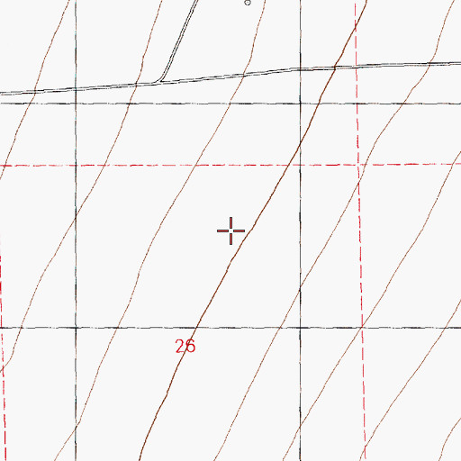 Topographic Map of Battle Axe Spring, NV