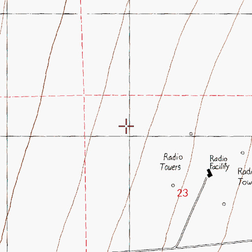 Topographic Map of New Spring, NV