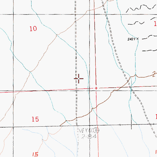 Topographic Map of Weikel Reservoir, NV