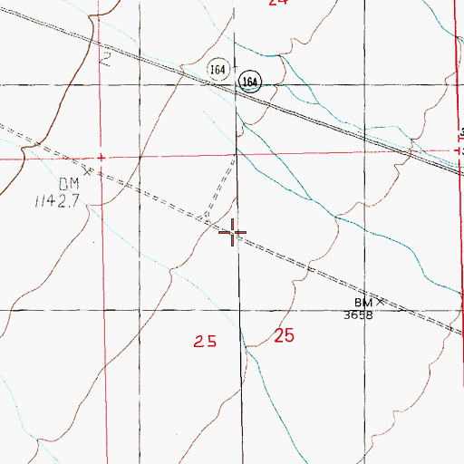 Topographic Map of Midway Well, NV