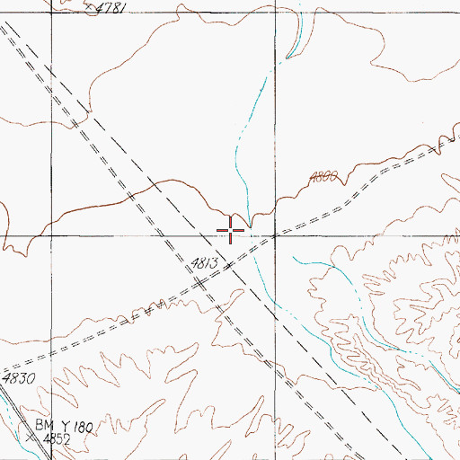 Topographic Map of Griffing and Wynants Borax Works (historical), NV