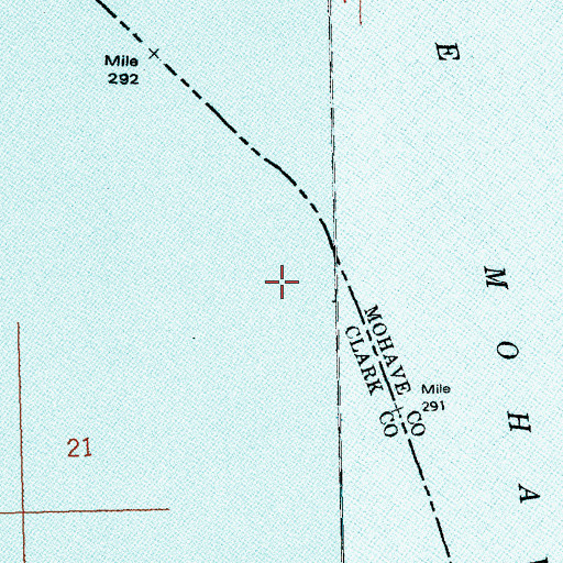 Topographic Map of Cottonwood Island (historical), NV