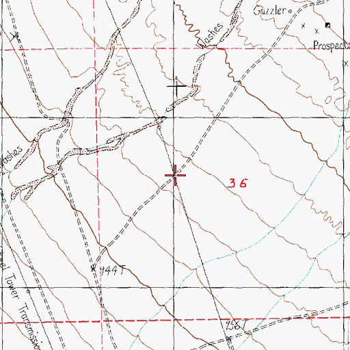 Topographic Map of Juniper Camp (historical), NV