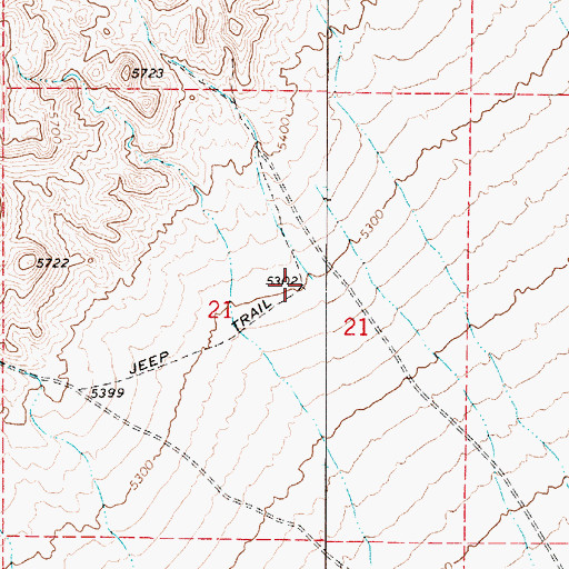 Topographic Map of Philipsburg (historical), NV