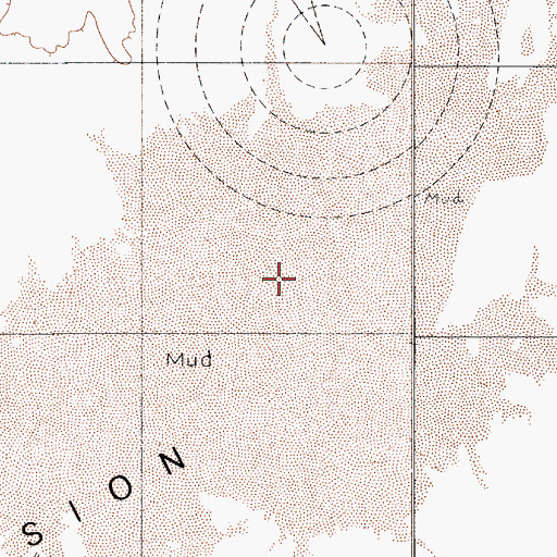 Topographic Map of Mud Lake, NV