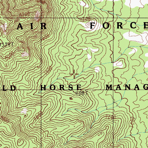 Topographic Map of Jarboe Spring, NV