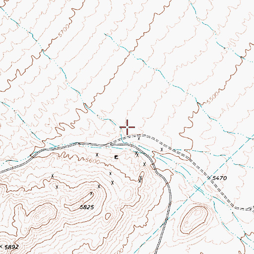 Topographic Map of Alida Spring, NV