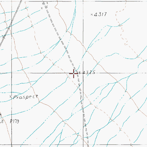 Topographic Map of Soda Spring, NV