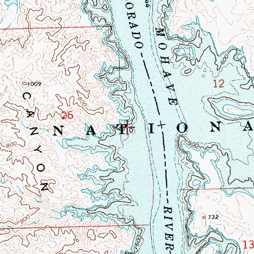 Topographic Map of Tristate (historical), NV