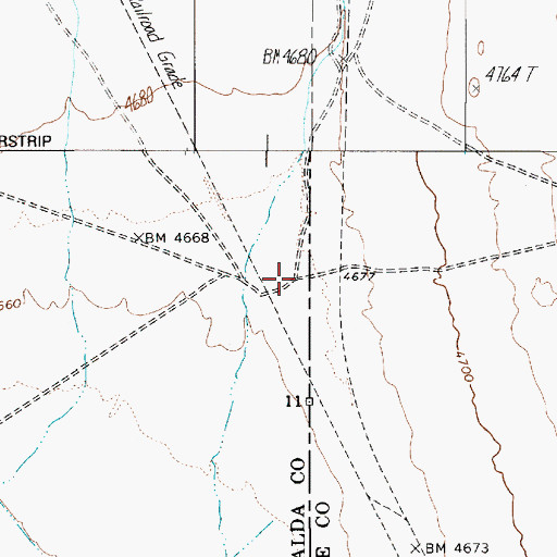 Topographic Map of Forks Station, NV