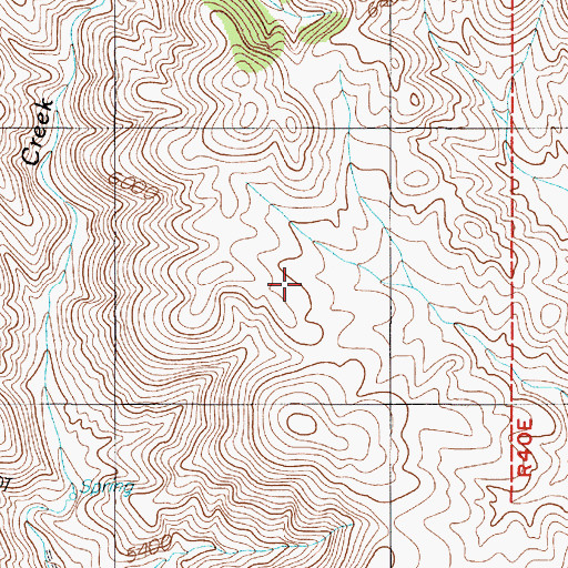 Topographic Map of Cucomungo Mountains, NV