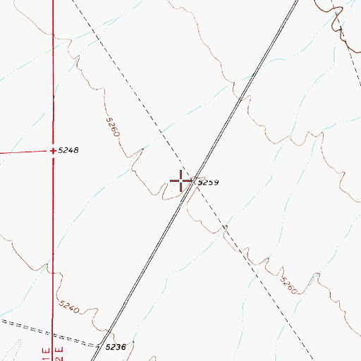 Topographic Map of Wilsons Well (historical), NV