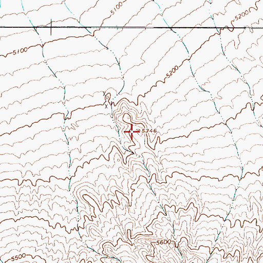Topographic Map of Lime Point, NV