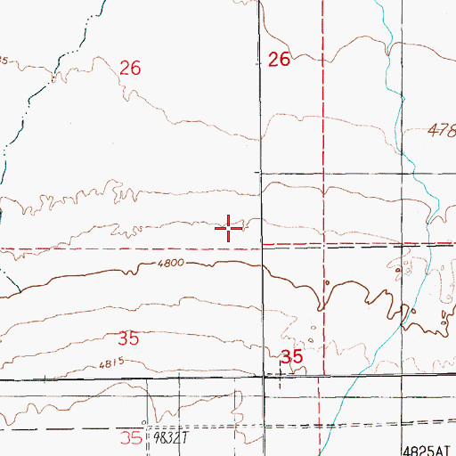 Topographic Map of Butterfield Salt Beds, NV