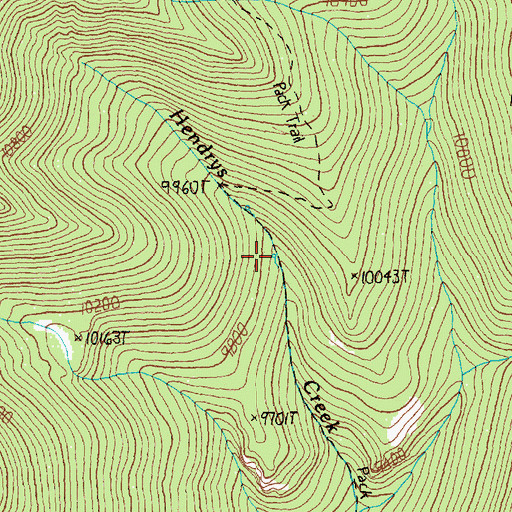 Topographic Map of Tiarnleys Spring, NV