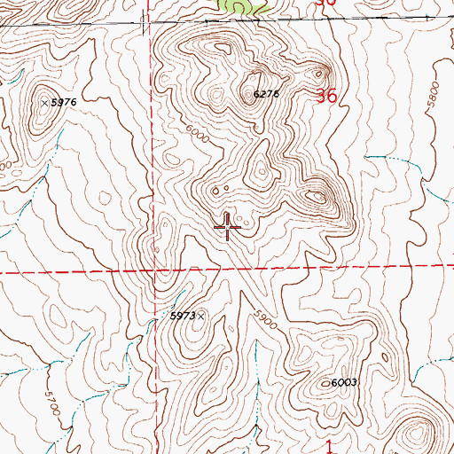 Topographic Map of Gap Mountains, NV