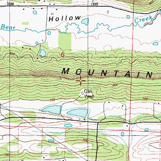 Topographic Map of KBBQ-FM (Fort Smith), AR
