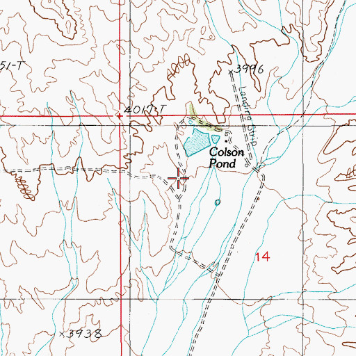 Topographic Map of Warm Spring, NV
