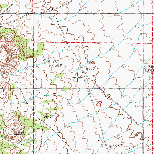 Topographic Map of Maryland (historical), NV