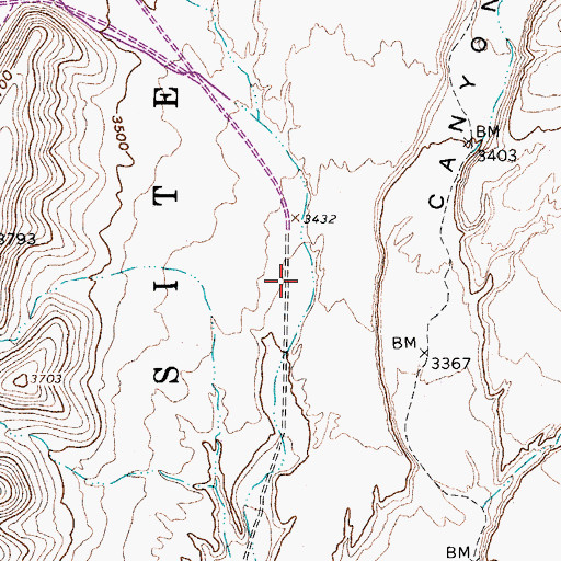Topographic Map of Quartz Mountain Camp (historical), NV