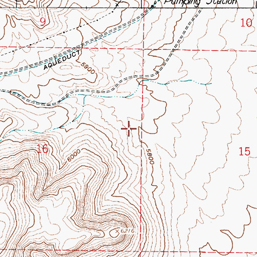 Topographic Map of Hooper Well, NV