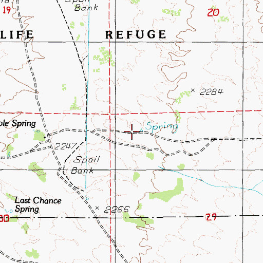 Topographic Map of Bramer Spring, NV