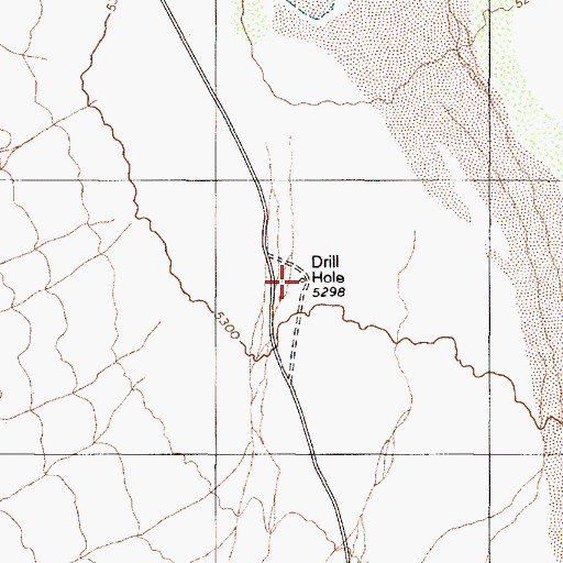 Topographic Map of Monte Cristo Oil Corporation Well, NV