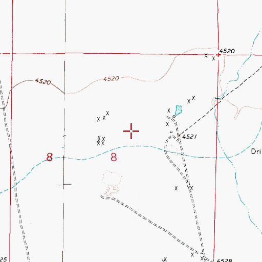 Topographic Map of Micrometal Mine, NV