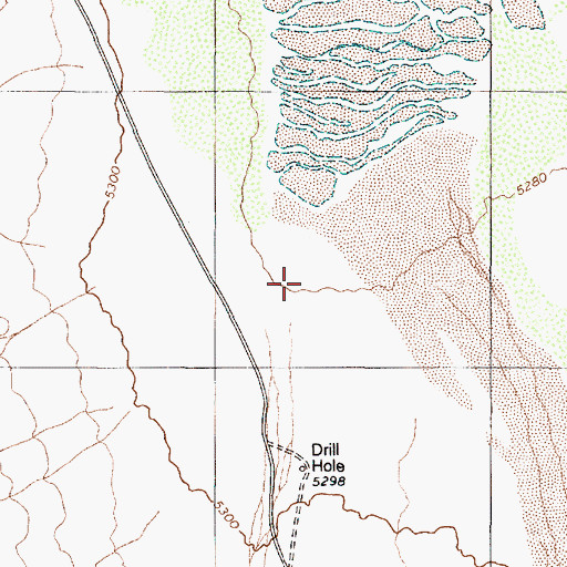 Topographic Map of Salt Marsh Spring, NV