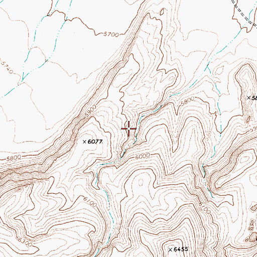 Topographic Map of Tule Spring, NV