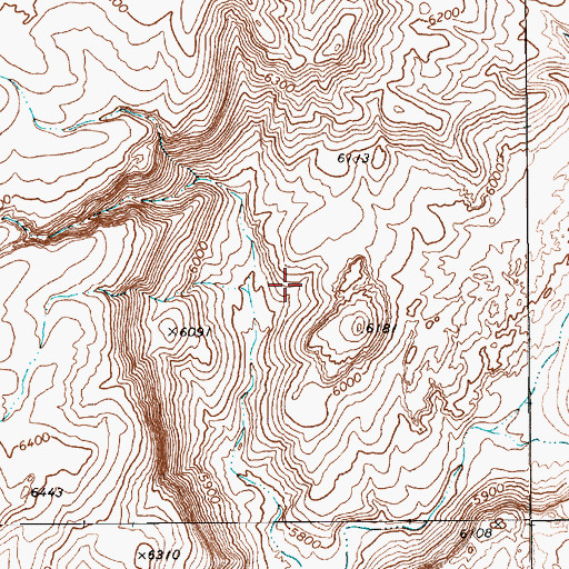 Topographic Map of Mesa Spring, NV