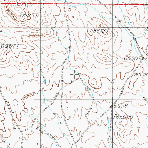 Topographic Map of Caine Spring, NV