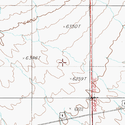 Topographic Map of Mud Spring, NV