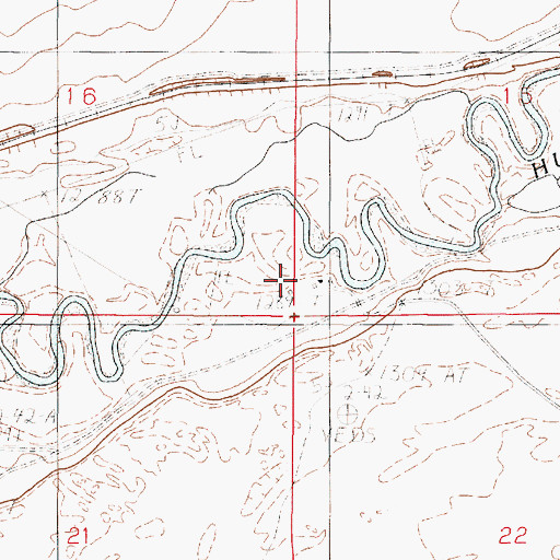 Topographic Map of McNinch Ranch, NV