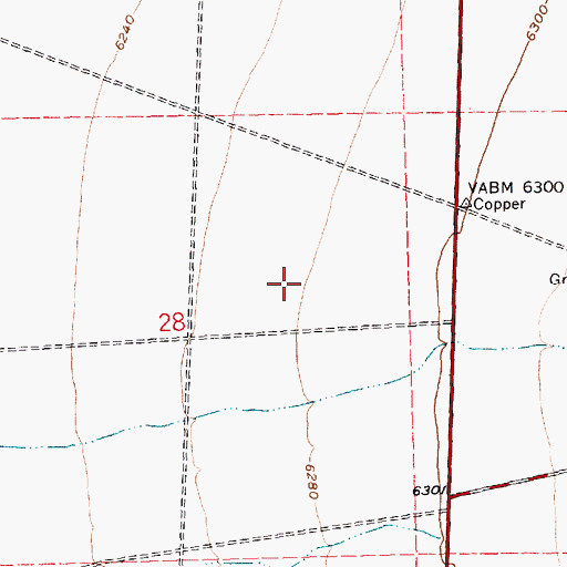 Topographic Map of Nichols and Mackleys Ranch (historical), NV