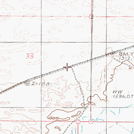 Topographic Map of Williams Station, NV
