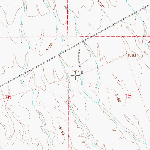 Topographic Map of Fairlawn (historical), NV