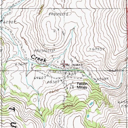 Topographic Map of Scorpion Works, NV