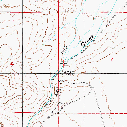 Topographic Map of Golconda Mill (historical), NV