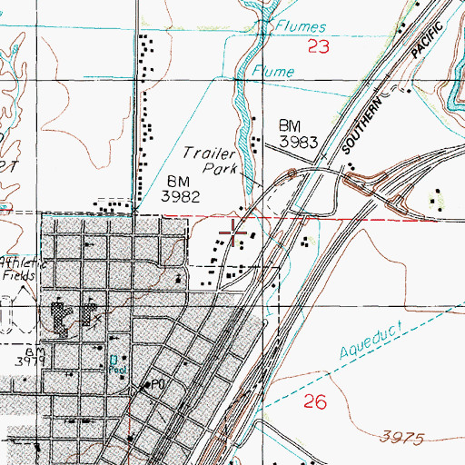 Topographic Map of Willow Spring, NV