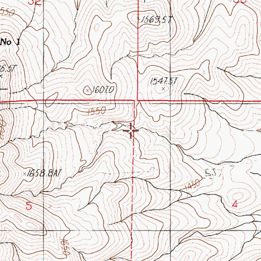 Topographic Map of Silver State Camp (historical), NV