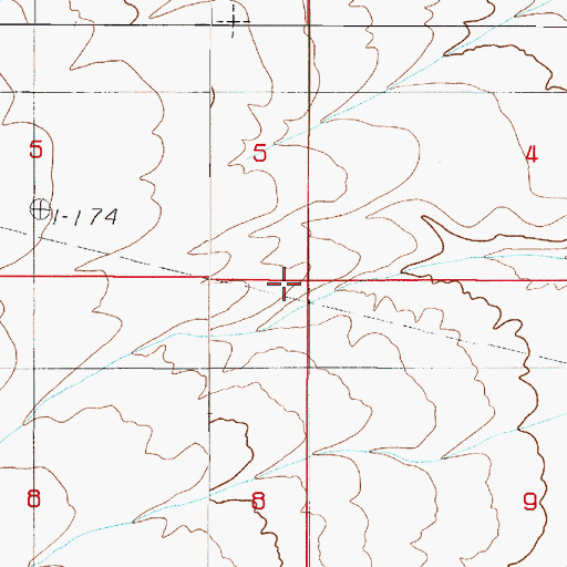Topographic Map of Klauman Seeding, NV