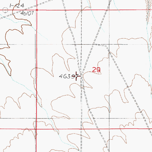 Topographic Map of Reinharts, NV