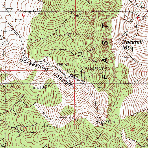 Topographic Map of Stonehouse, NV